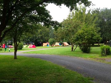 Pathway along the campsite
