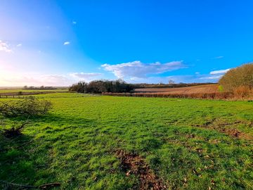 View over the fields from Sukey pitch