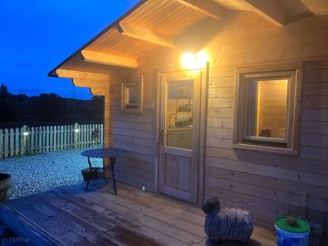 Lodge at night