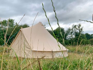 Bell tent exterior