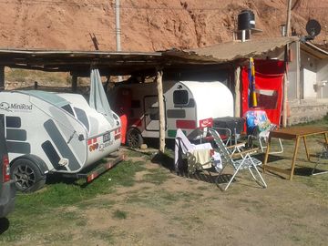 Space to relax by the pitch