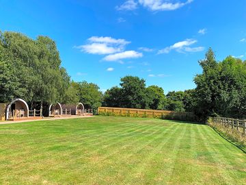 View across the site