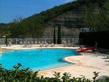 Sun deck by the pool