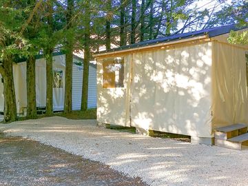Rear view of the chalet