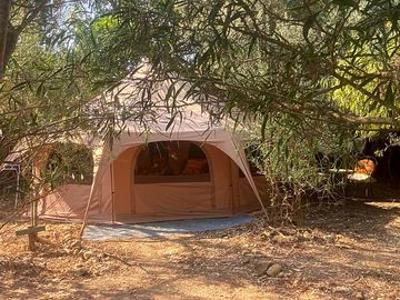 Moro belltent with secret garden