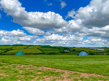 Visitor image of the view from their tent