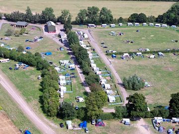 Aerial view of the site