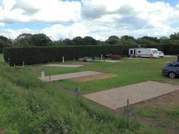 Pitches in the first field (near the pub)