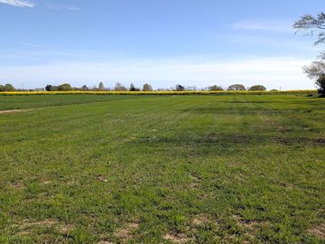 View of the camping field