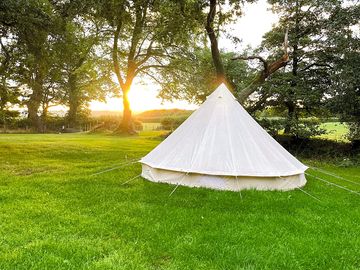 Visitor image of the bell tent
