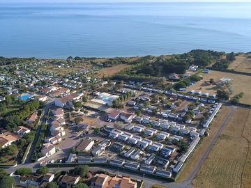 Aerial view of the site