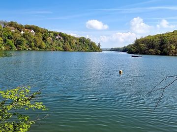 View across the lake