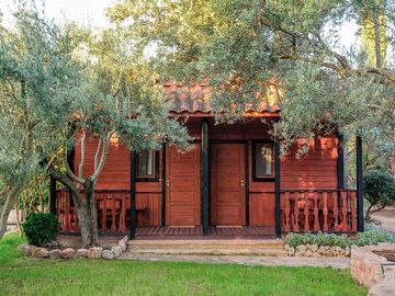 Cottage among the olive trees