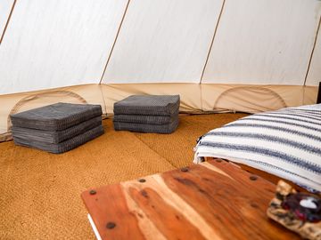 Bell tent interior