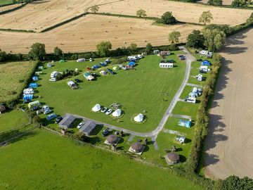 Aerial view of the site