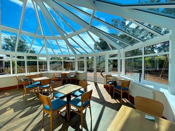Pet friendly dog area in the bar at ribble valley