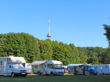 View towards the tv tower