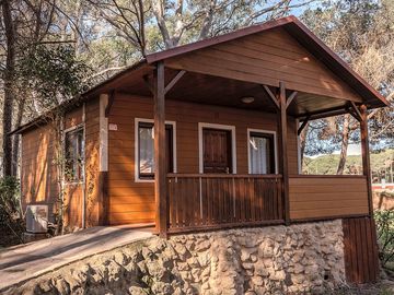 Exterior of a two-bed cottage
