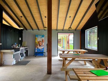 Camp kitchen interior