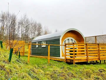Each pod has private decking