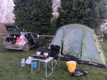 My office for the next three nights.