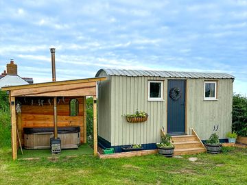 Shepherd's hut exterior