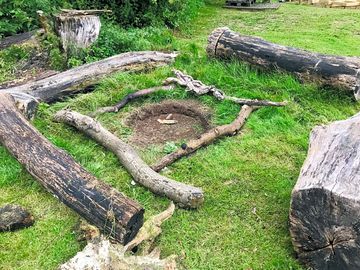 Luna lodge firepit