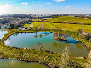 Lake and pitches