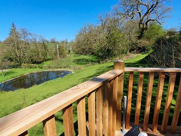 View from the decking