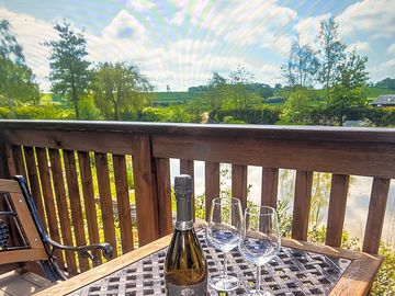 View from the lodges