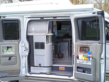 Campervan with electric hook-up