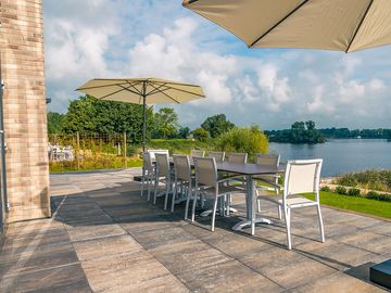 Sit on the terrace