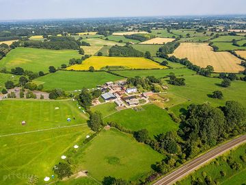 Aerial view of the site