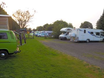 Mix of hardstanding and grass pitches