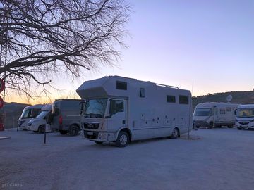 Pitch in the evening