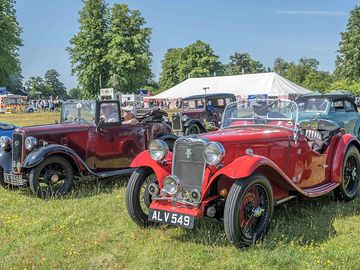 Classic car display