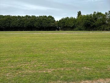 Flat camping area