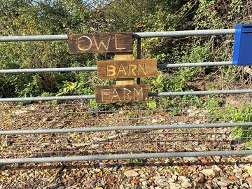 Owl barn farm entrance