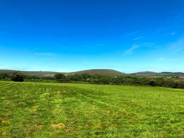 Camping field with views to the Preseli Hills