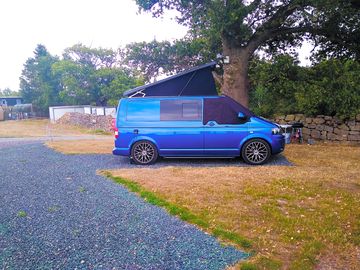 Small campervan all weather hard standing