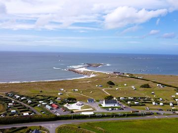 Aerial view of the site