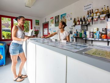 Campsite reception