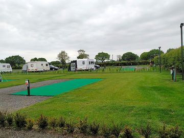 Fully-serviced touring pitch