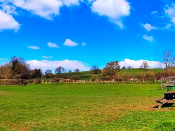 View across the campsite