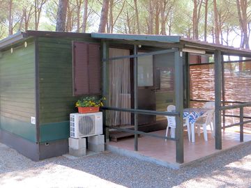 Relax outside the unit