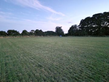 View of camping field