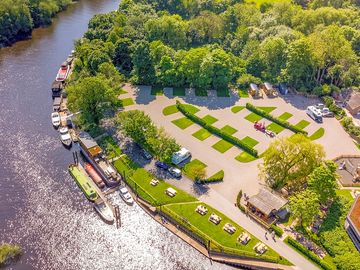 Aerial view of the setting