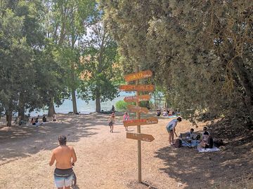 Playa del embalse