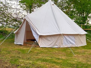 Bell tent pitch