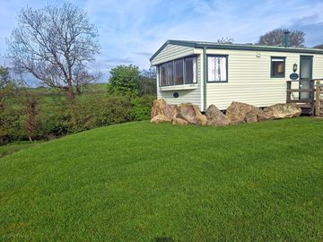 Lawned area prior to fencing